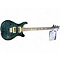 Used PRS SE Custom 24 Lake Blue Midnight Solid Body Electric Guitar thumbnail