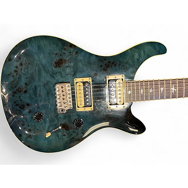 Used PRS SE Custom 24 Lake Blue Midnight Solid Body Electric Guitar
