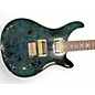 Used PRS SE Custom 24 Lake Blue Midnight Solid Body Electric Guitar