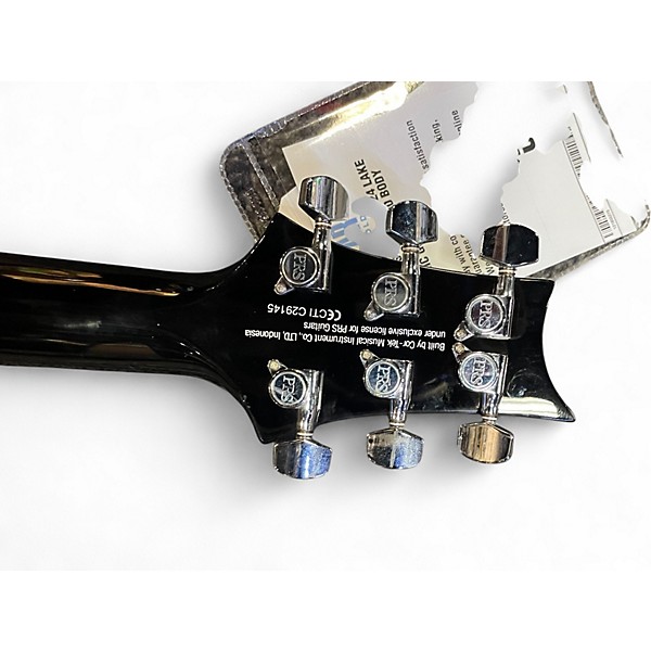 Used PRS SE Custom 24 Lake Blue Midnight Solid Body Electric Guitar