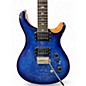 Used PRS SE CUSTOM 24-08 Quilt Blue Solid Body Electric Guitar