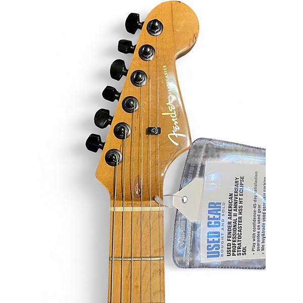 Used Fender American Professional II Anniversary Stratocaster HSS HT Eclipse Solar Flare Solid Body Electric Guitar
