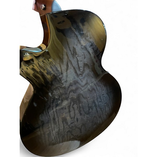 Used Mitchell MX430 MIDNIGHT BLACK EDGE BURST Acoustic Electric Guitar