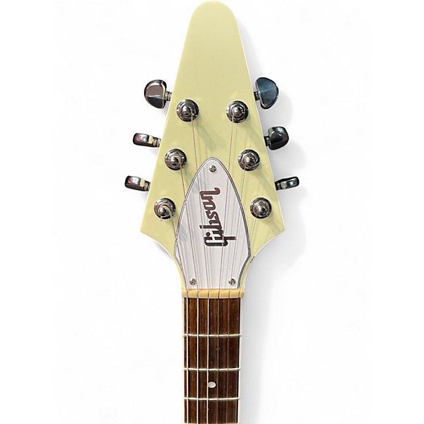 Used 2025 Gibson Flying V 70s Classic White Solid Body Electric Guitar