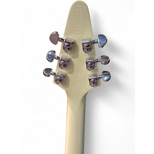 Used 2025 Gibson Flying V 70s Classic White Solid Body Electric Guitar