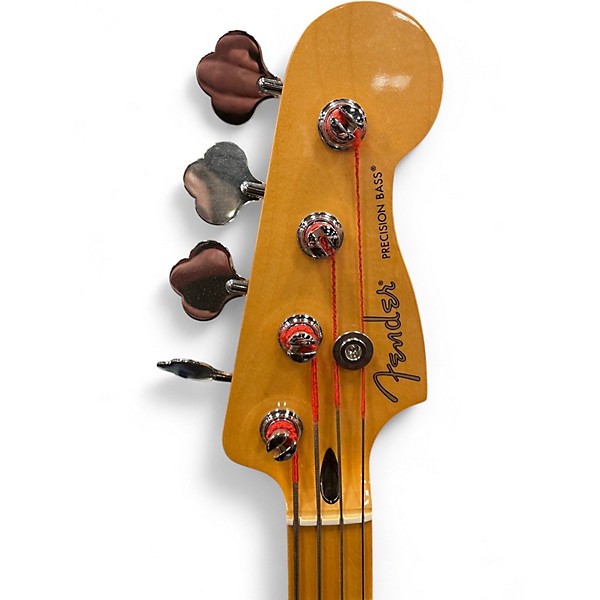 Used Fender Deluxe PJ Bass dark blue Electric Bass Guitar