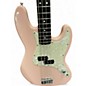 Used Fender Mark Hoppus Signature Jazz Bass SHELL PINK Electric Bass Guitar