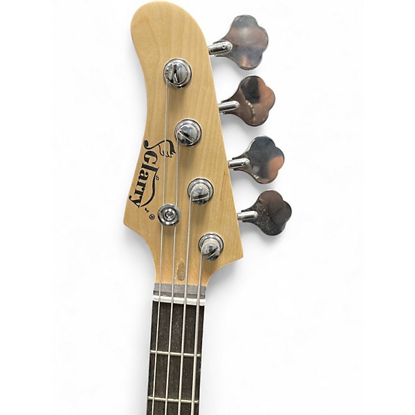 Used Glarry BASS Black Electric Bass Guitar