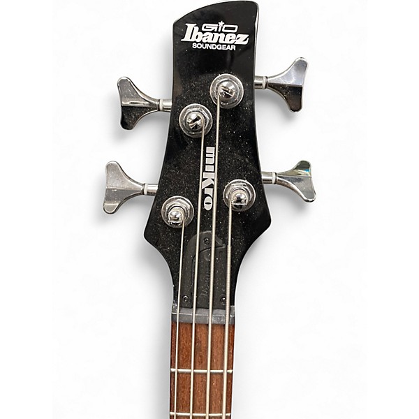 Used Ibanez MIKO BLACK Electric Bass Guitar