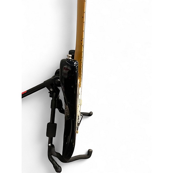 Vintage 1997 Fender American Standard Stratocaster Black Solid Body Electric Guitar