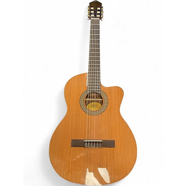 Used Lucero LC235SCE Antique Natural Classical Acoustic Electric Guitar