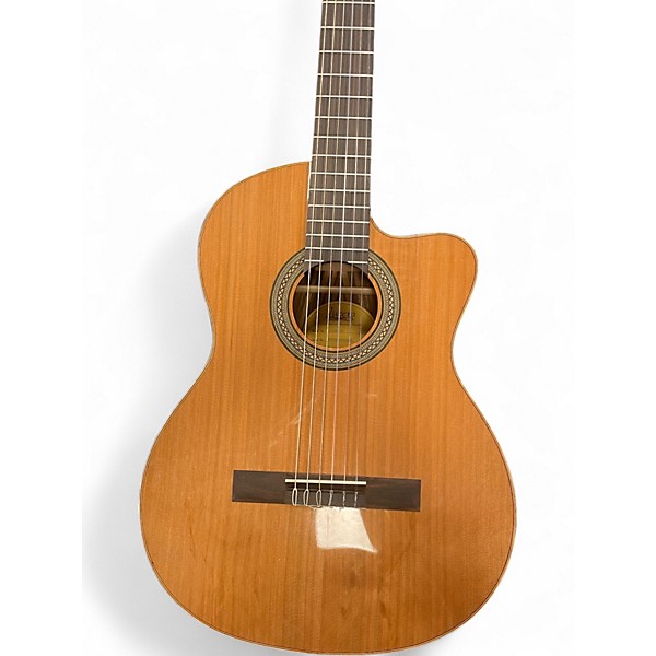 Used Lucero LC235SCE Antique Natural Classical Acoustic Electric Guitar