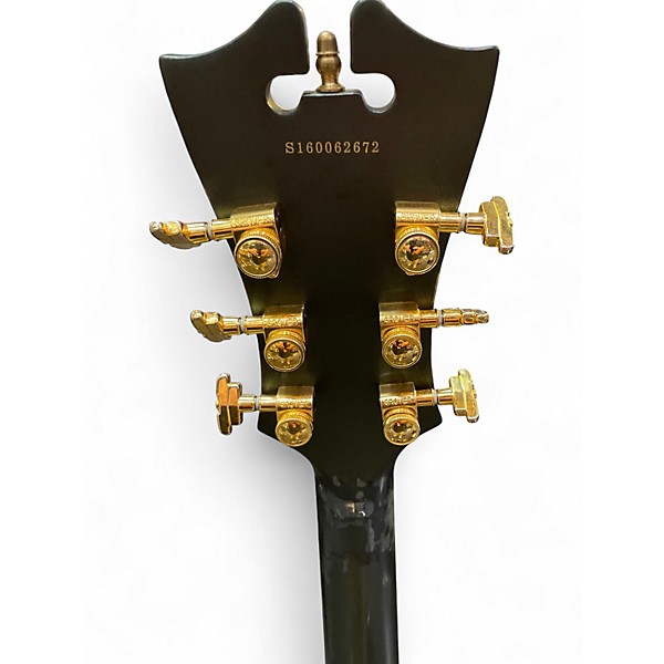 Used D'Angelico DLX-175 Green Hollow Body Electric Guitar