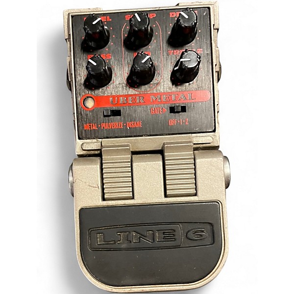 Used Line 6 Tonecore Uber Metal Heavy Distortion Effect Pedal