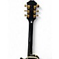 Used 2023 Epiphone Les Paul Custom Black and Cream Solid Body Electric Guitar