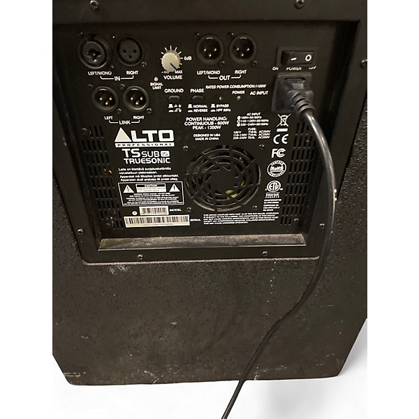 Used Alto TS SUB 15 TRUESONIC Powered Subwoofer