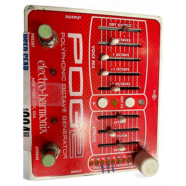Used Electro-Harmonix Pog2 Polyphonic Octave Generator Effect Pedal