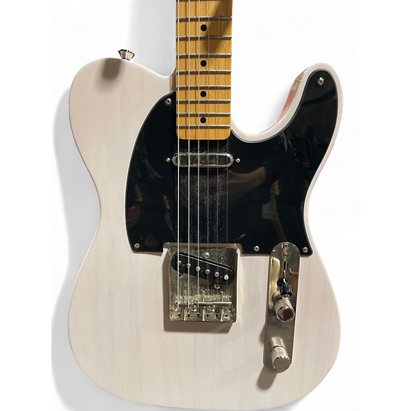 Used Squier Classic Vibe 1950S Telecaster White Blonde Solid Body Electric Guitar
