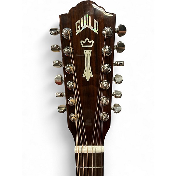 Used Guild F-1512E Natural 12 String Acoustic Electric Guitar
