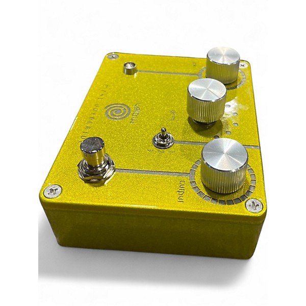 Used Spiral Electric YELLOW LM741 OVERDRIVE Effect Pedal