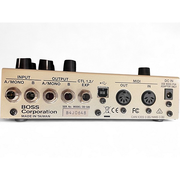 Used BOSS DD500 Digital Delay Effect Pedal