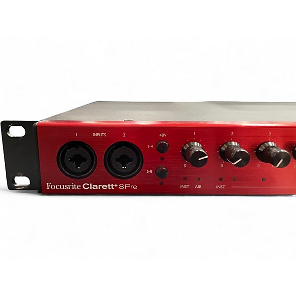Used Focusrite Clarett 8Pre USB Audio Interface