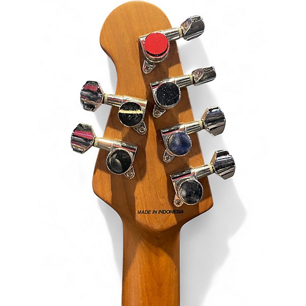 Used Sterling by Music Man Cutlass HSS Firemist Silver Solid Body Electric Guitar