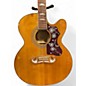 Used Epiphone EJ200SCE Vintage Natural Acoustic Electric Guitar