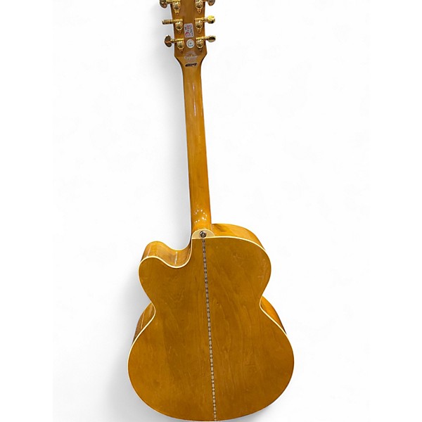 Used Epiphone EJ200SCE Vintage Natural Acoustic Electric Guitar