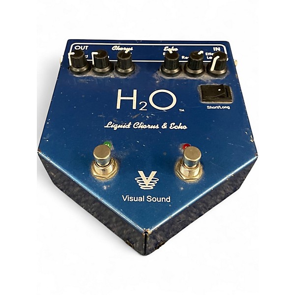 Used Visual Sound H2O Liquid Chorus Echo Effect Processor