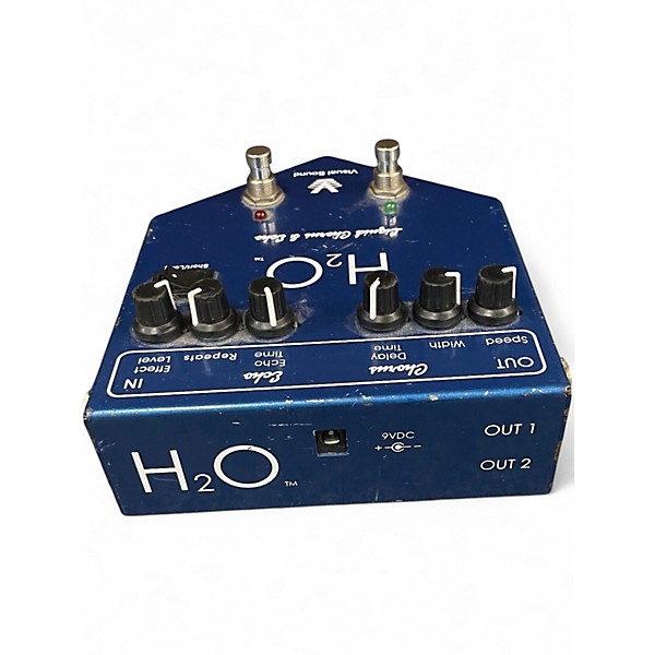 Used Visual Sound H2O Liquid Chorus Echo Effect Processor
