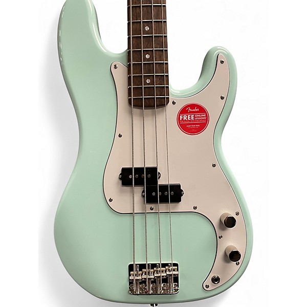 Used Squier Classic Vibe 1960S Precision Bass Surf Green Electric Bass Guitar