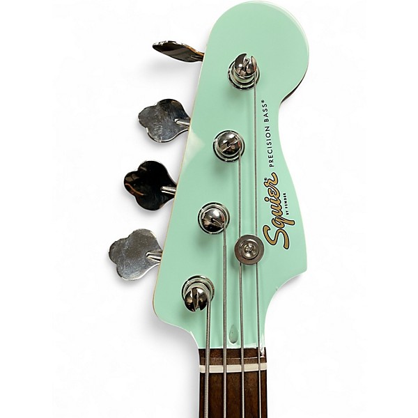Used Squier Classic Vibe 1960S Precision Bass Surf Green Electric Bass Guitar