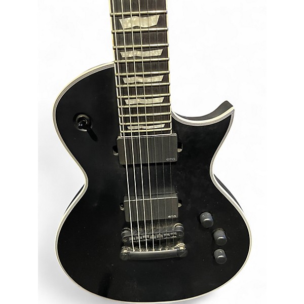 Used ESP EC-407 Black Solid Body Electric Guitar