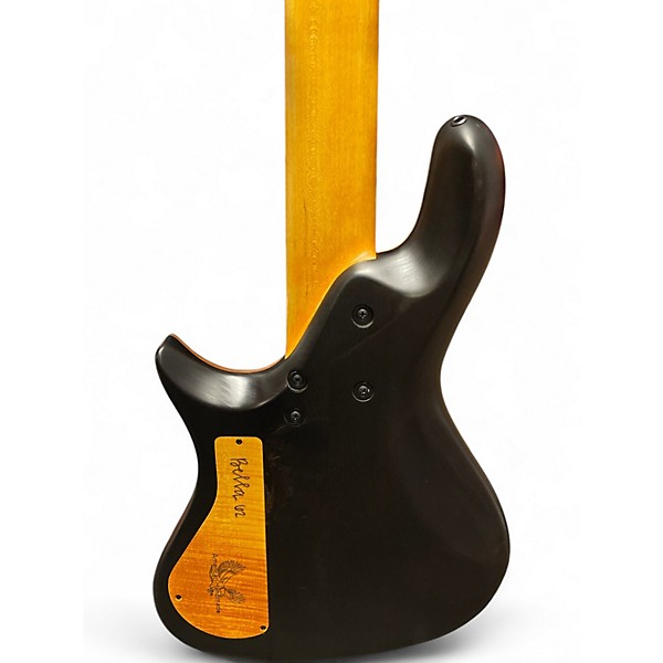 Used 2025 Warrior Isabella 62 American Handmade 2026 Dark Brown Natural Stain Electric Bass Guitar