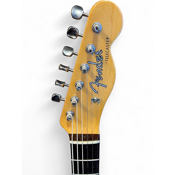 Used Fender Jimmy Page Mirror Telecaster White Blonde Solid Body Electric Guitar