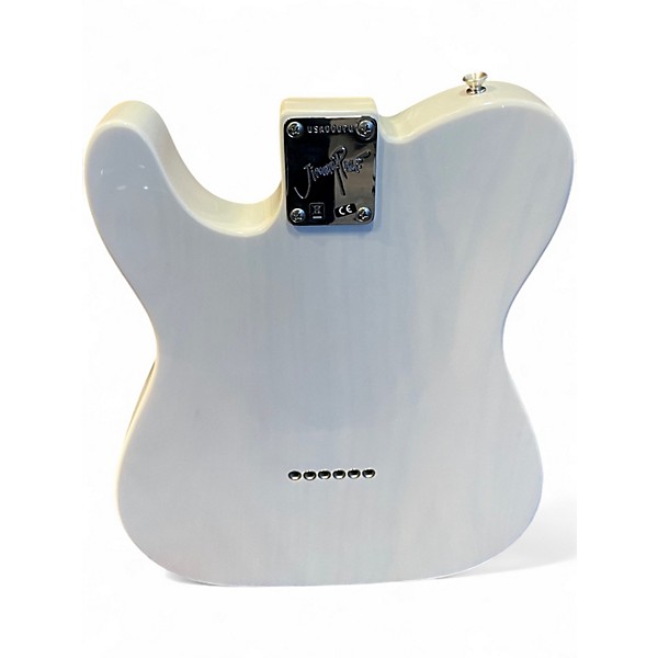 Used Fender Jimmy Page Mirror Telecaster White Blonde Solid Body Electric Guitar