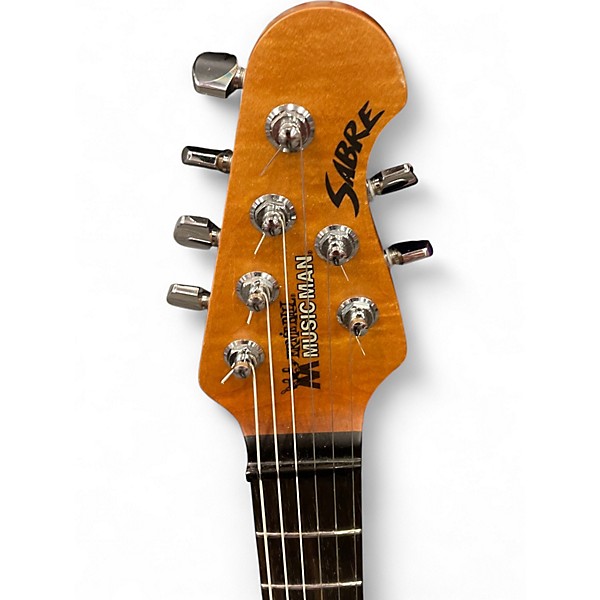 Used Ernie Ball Music Man SABRE Blue Burst Solid Body Electric Guitar