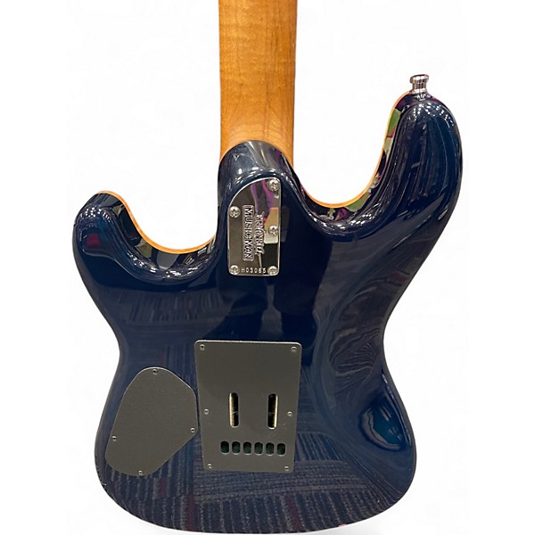Used Ernie Ball Music Man SABRE Blue Burst Solid Body Electric Guitar