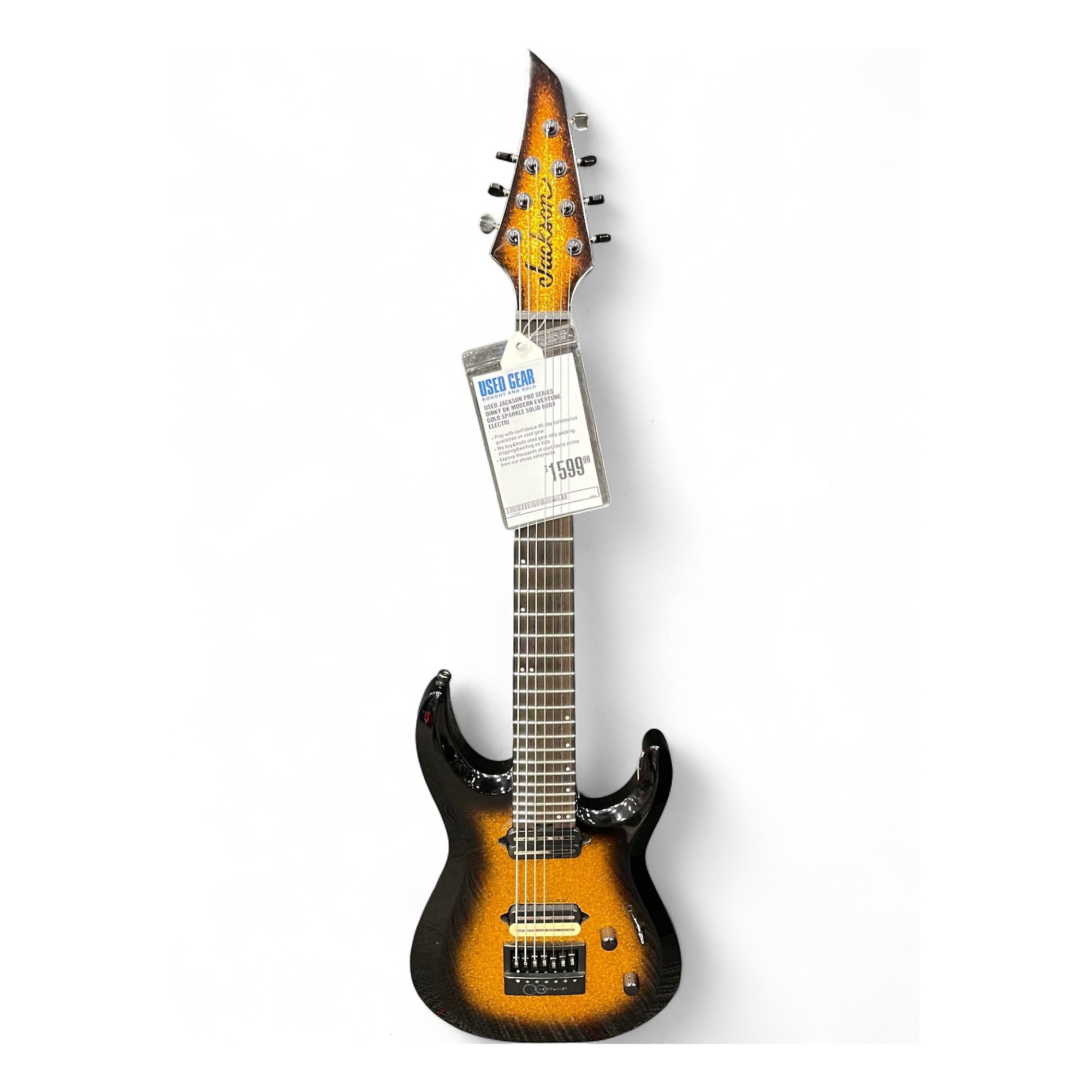 Used Jackson Pro Series Dinky DK Modern EverTune Gold Sparkle