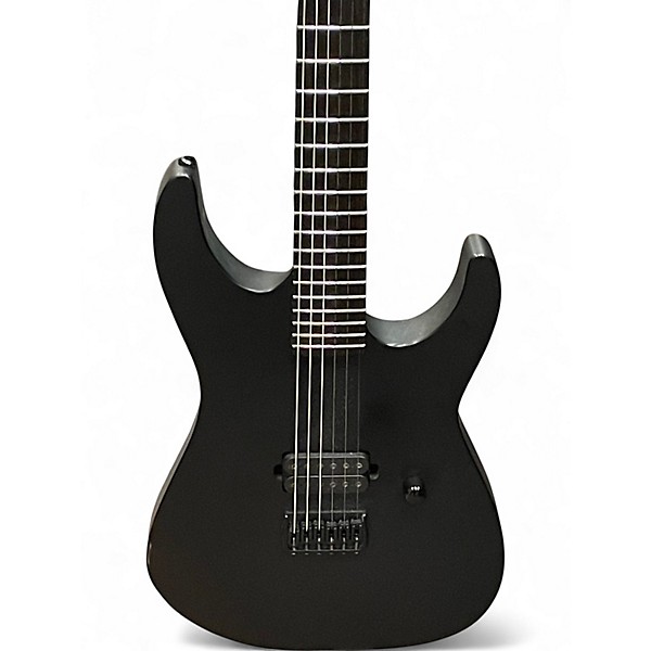 Used ESP LTD BLACK METAL MHT Black Solid Body Electric Guitar