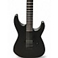 Used ESP LTD BLACK METAL MHT Black Solid Body Electric Guitar