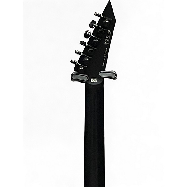 Used ESP LTD BLACK METAL MHT Black Solid Body Electric Guitar