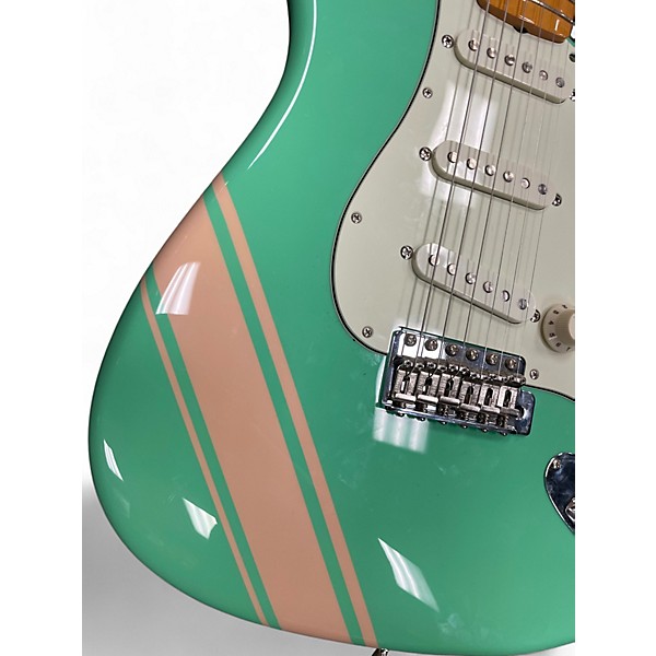 Used Fender MIJ 50's Traditional Stratocaster Surf Green Solid Body Electric Guitar