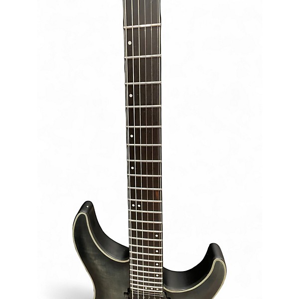 Used Schecter Guitar Research KM6 GREY Solid Body Electric Guitar