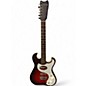 Vintage 1962 Silvertone Model 1457 Red Sparkle Solid Body Electric Guitar thumbnail