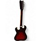 Vintage 1962 Silvertone Model 1457 Red Sparkle Solid Body Electric Guitar