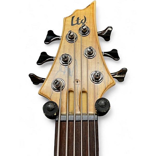 Used ESP LTD B206SM 6 String Natural Electric Bass Guitar