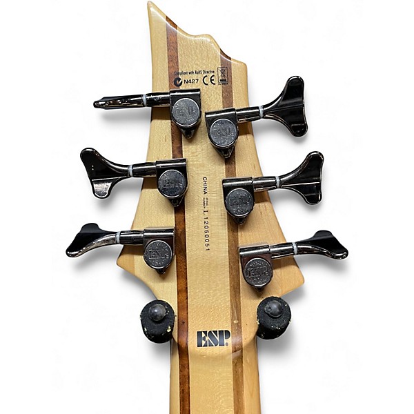 Used ESP LTD B206SM 6 String Natural Electric Bass Guitar