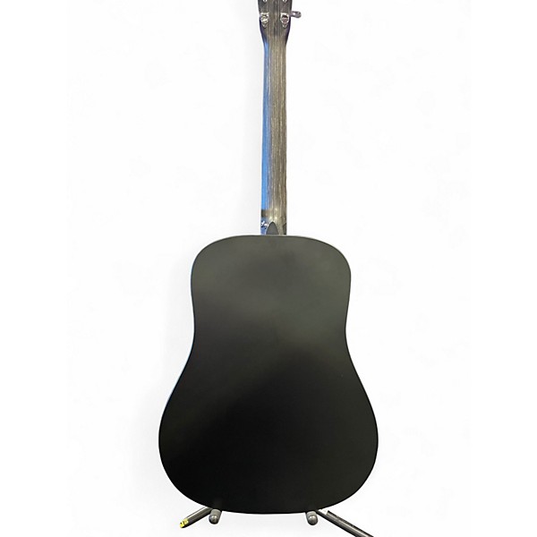 Used Martin Dx Johnny Cash Black Acoustic Electric Guitar